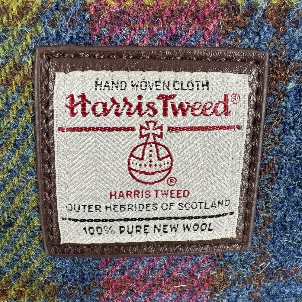 Glen Appin of Scotland Harris Tweed Torridon Wool Multi Plaid Shoulder Bag NWOT - Picture 2 of 14